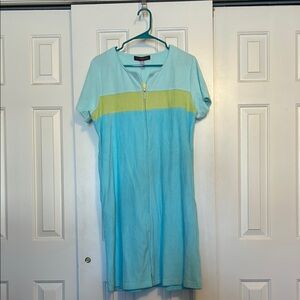 Tommy Bahama Blue and Yellow Dress